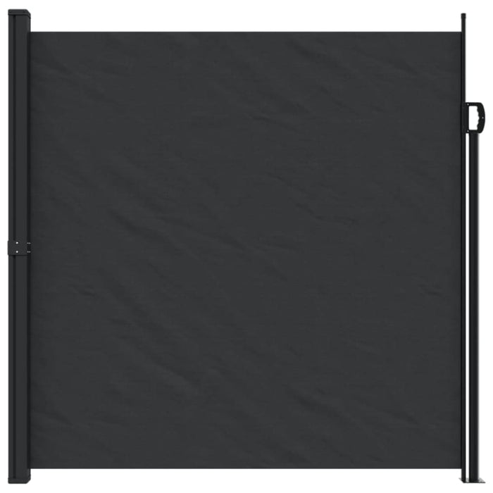 Retractable Side Awning Black 200x500 Cm Abbaapk