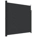 Retractable Side Awning Black 200x600 Cm Abbapak