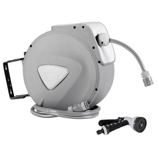10m Retractable Water Hose Reel Garden Storage Autorewind