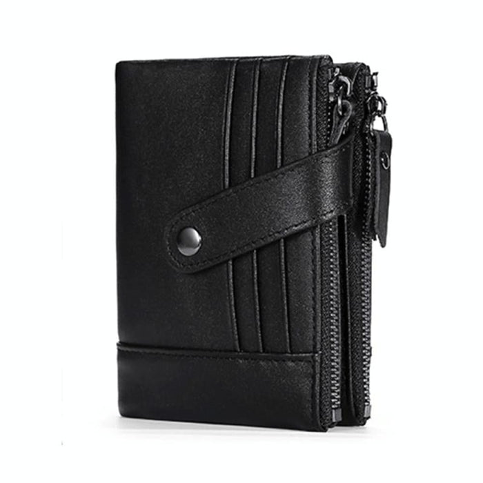 Retro Cowhide Leather Rfid Wallet