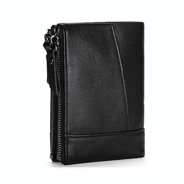 Retro Cowhide Leather Rfid Wallet
