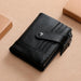 Retro Cowhide Leather Rfid Wallet