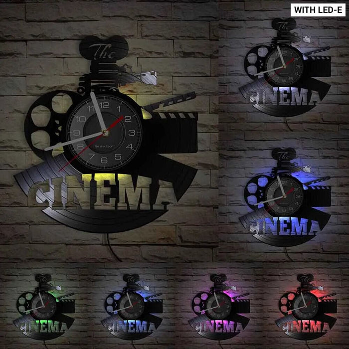 Retro Film Lovers Wall Clock