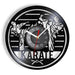 Retro Karate Record Wall Clock