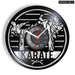 Retro Karate Record Wall Clock