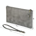 Retro Leather Clutch Zipper Envelope Bag