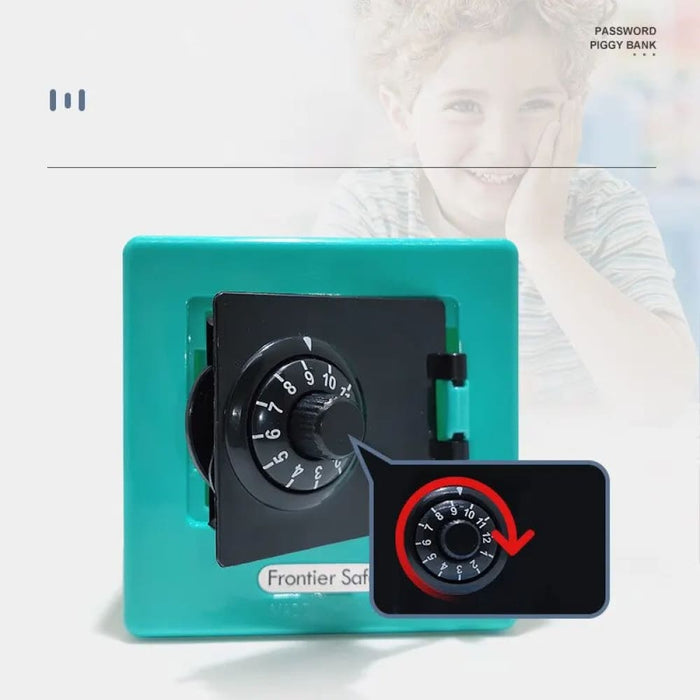 Retro Mini Atm Safe Box For Cash Savings