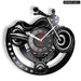 Retro Motorcycle Vinyl Record Wall Clock