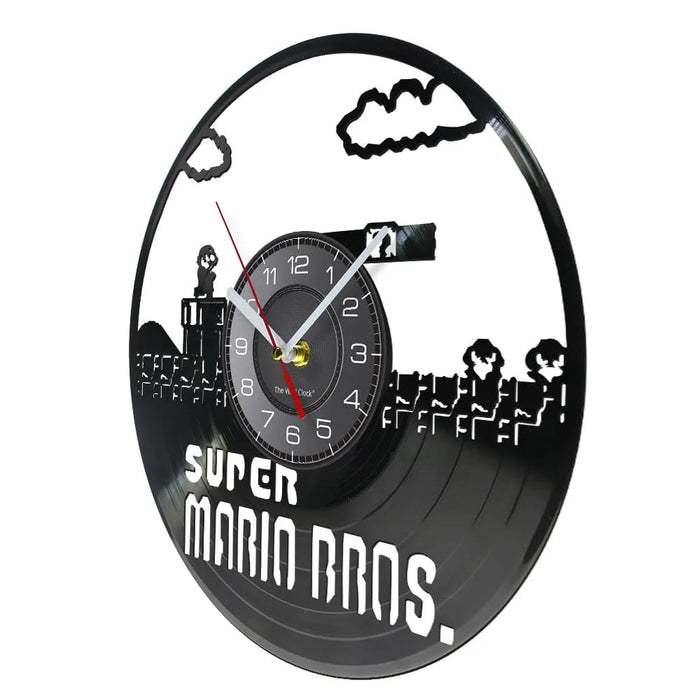 Retro Mushroom Game Wall Clock