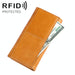Retro Rfid Leather Lady Wallet Multi Function