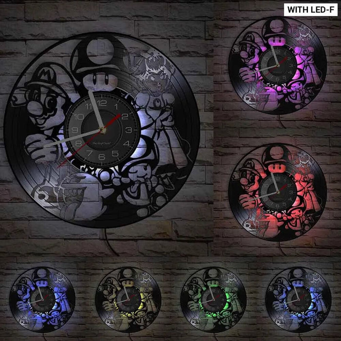 Retro Video Game Wall Clock