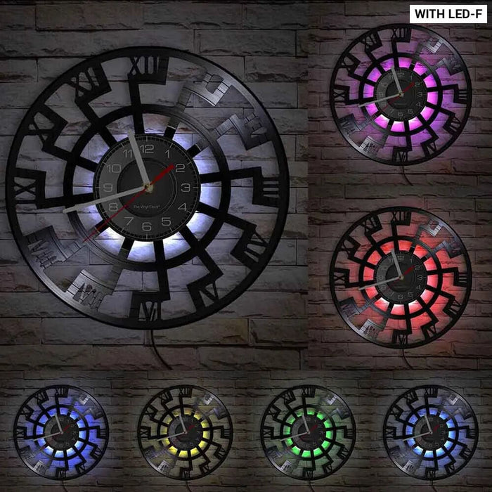 Retro Vinyl Record Wall Clock