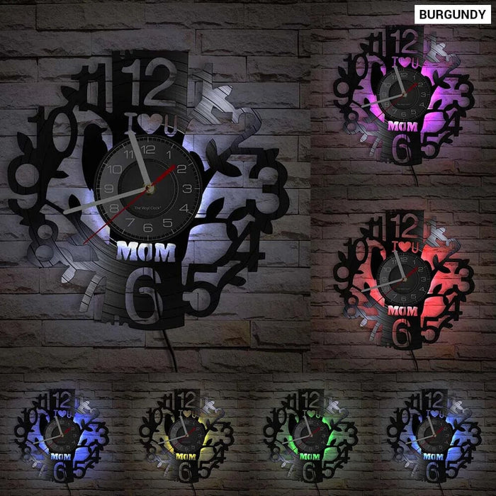 Retro Vinyl Record Wall Clock