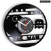 Retro Vinyl Record Wall Clock for Gamer Room Decor