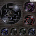 Retro Vinyl Record Wall Clock for Gamer Room Decor