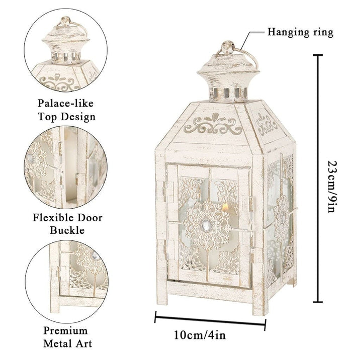 Retro Wind Candle Holder Lantern for Home Decor