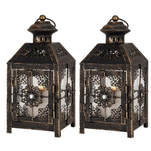 Retro Wind Candle Holder Lantern for Home Decor