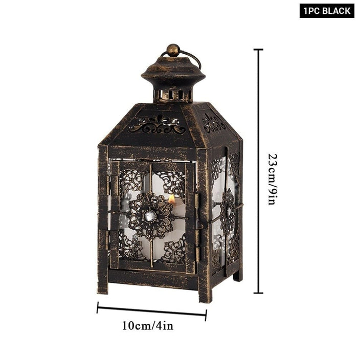 Retro Wind Candle Holder Lantern for Home Decor