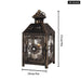 Retro Wind Candle Holder Lantern for Home Decor