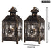 Retro Wind Candle Holder Lantern for Home Decor