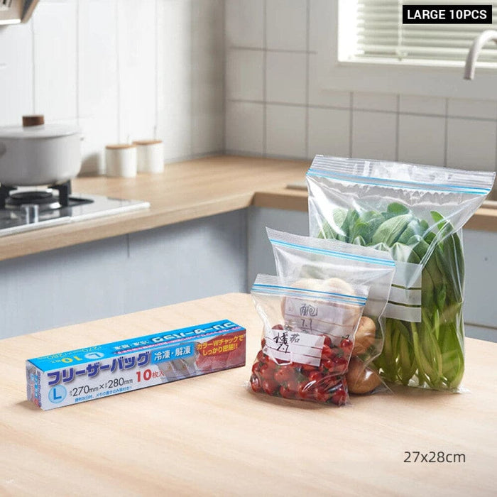 Reusable Self Sealing Plastic Bags for Food Storage