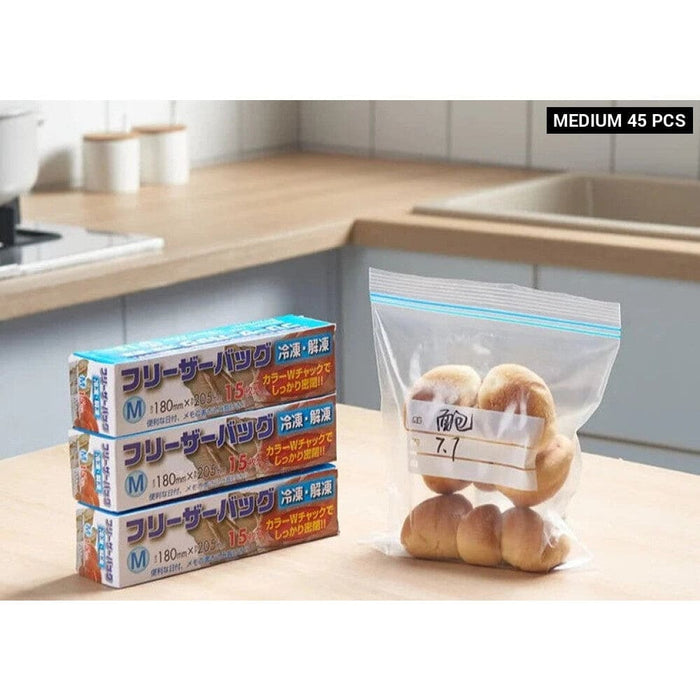 Reusable Self Sealing Plastic Bags for Food Storage