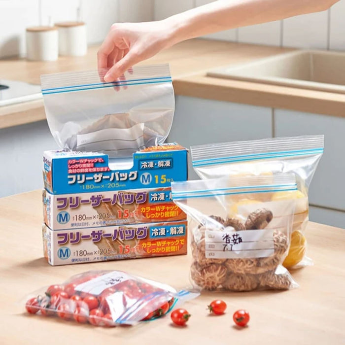 Reusable Self Sealing Plastic Bags for Food Storage