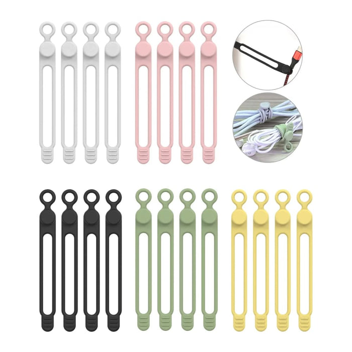 Reusable Silicone Cable Ties For Travel