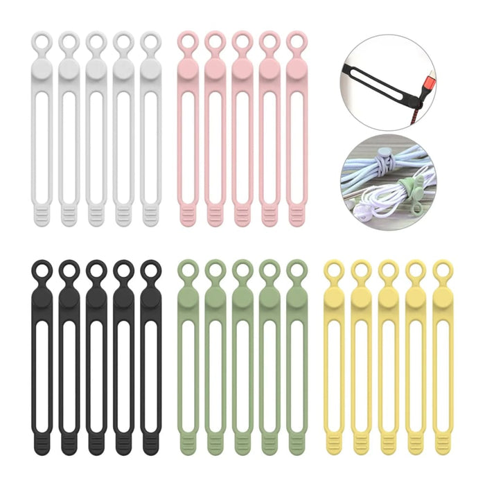 Reusable Silicone Cable Ties For Travel