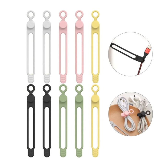 Reusable Silicone Cable Ties For Travel
