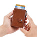 Rfid Anti Magnetic Triple Fold Card Bag