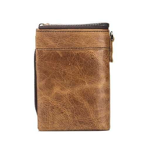 Rfid Anti Theft Leather Wallet With Detachable Design