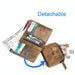 Rfid Anti Theft Leather Wallet With Detachable Design