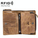 Rfid Anti Theft Leather Wallet With Detachable Design