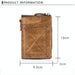 Rfid Anti Theft Leather Wallet With Detachable Design