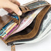 Rfid Anti Theft Leather Wallet With Detachable Design