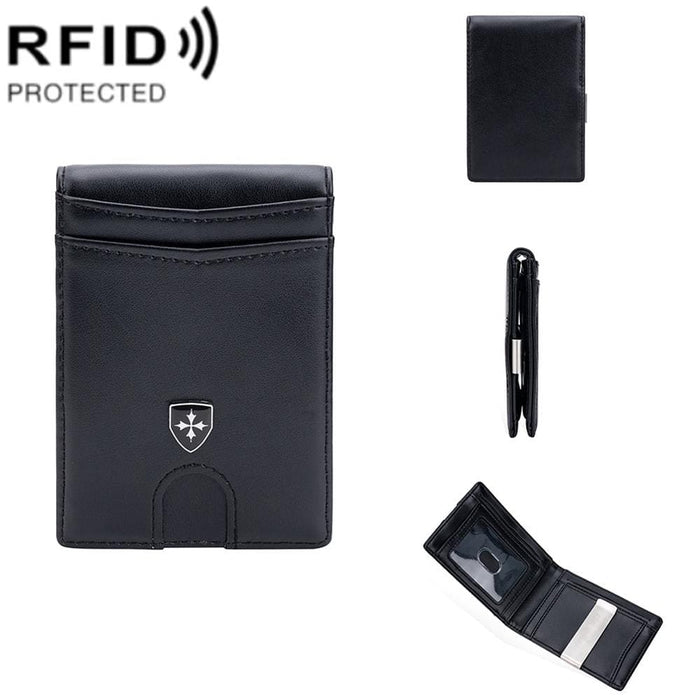 Rfid Anti Theft Multi Card Wallet With Contrasting Slots