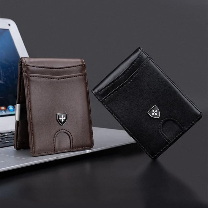 Rfid Anti Theft Multi Card Wallet With Contrasting Slots