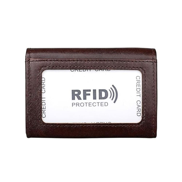 Rfid Antimagnetic Leather Card Holder Wallet