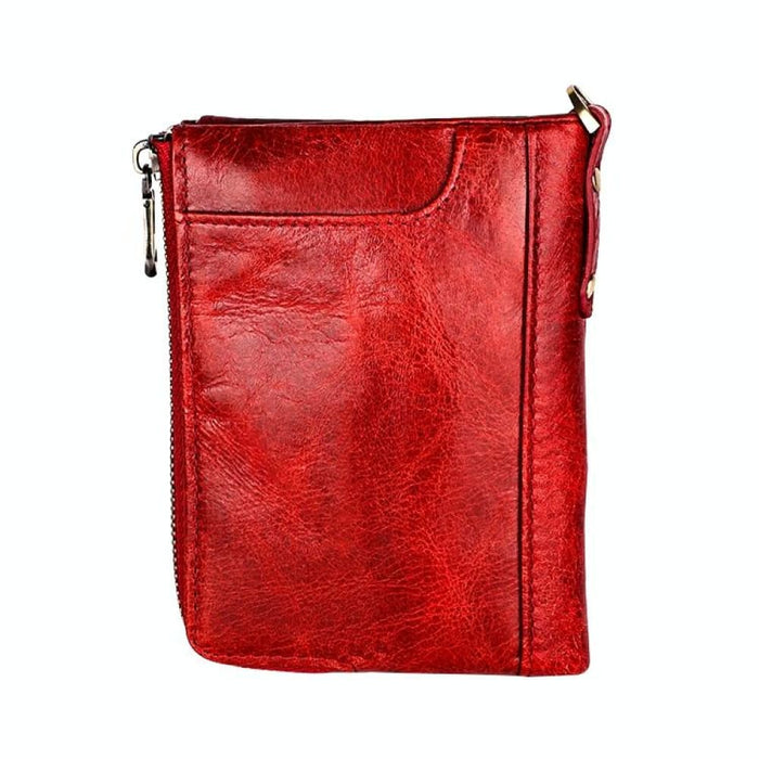 Rfid Antimagnetic Leather Mens Wallet