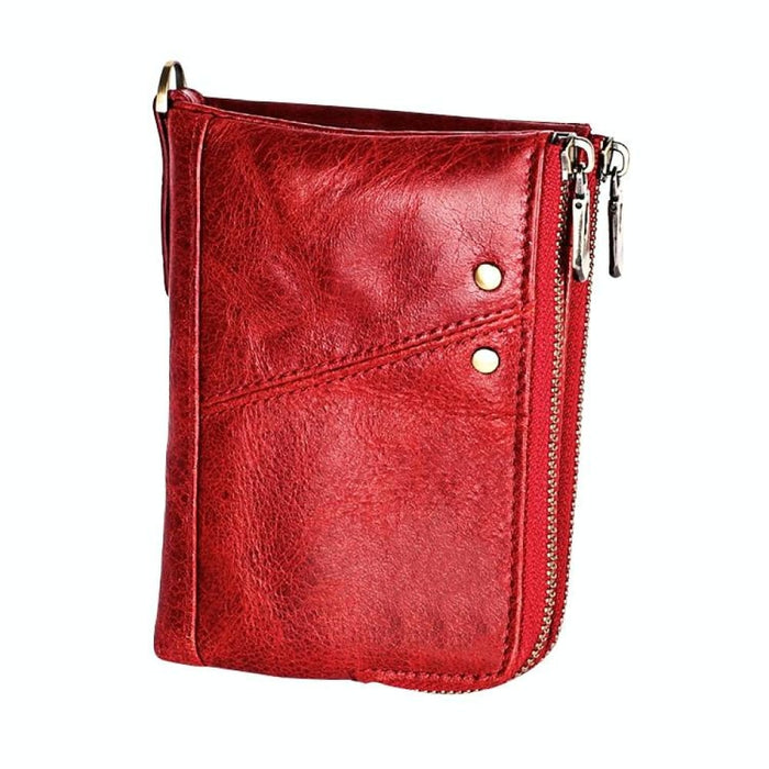 Rfid Antimagnetic Leather Mens Wallet