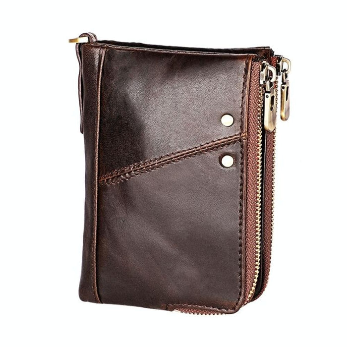 Rfid Antimagnetic Leather Mens Wallet