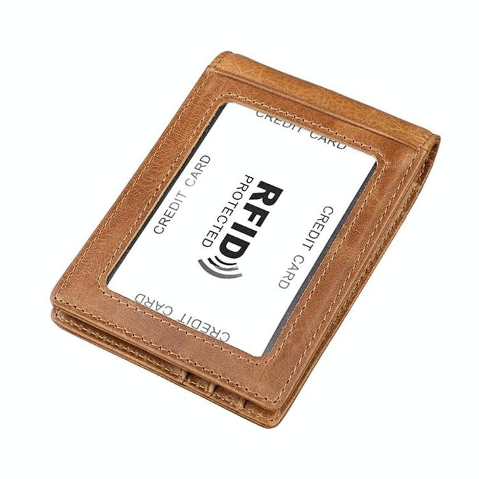 Rfid Antimagnetic Leather Wallet