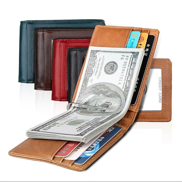 Rfid Antimagnetic Leather Wallet