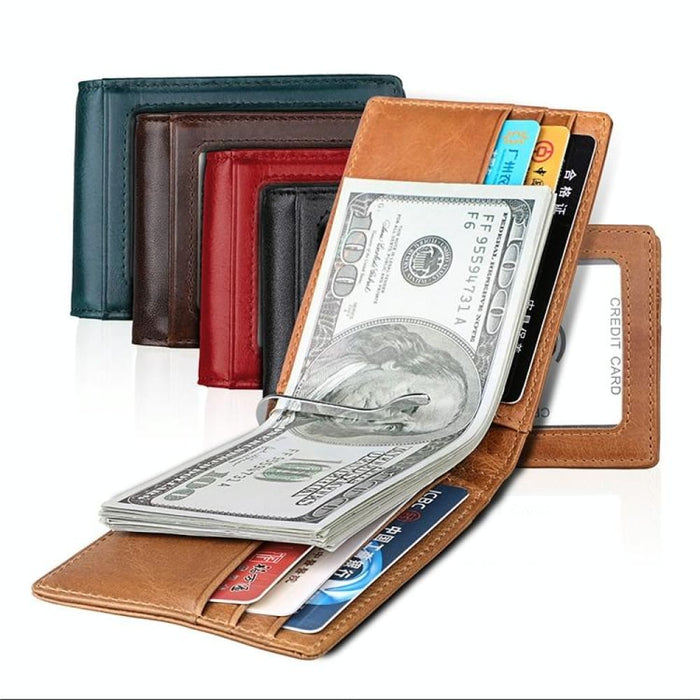 Rfid Antimagnetic Leather Wallet
