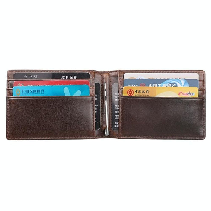 Rfid Antimagnetic Leather Wallet