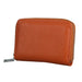 Rfid Antimagnetic Leather Zipper Wallet