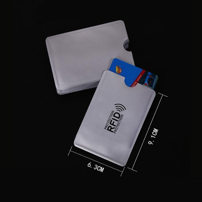 Rfid Blocking Aluminum Foil Card Holder