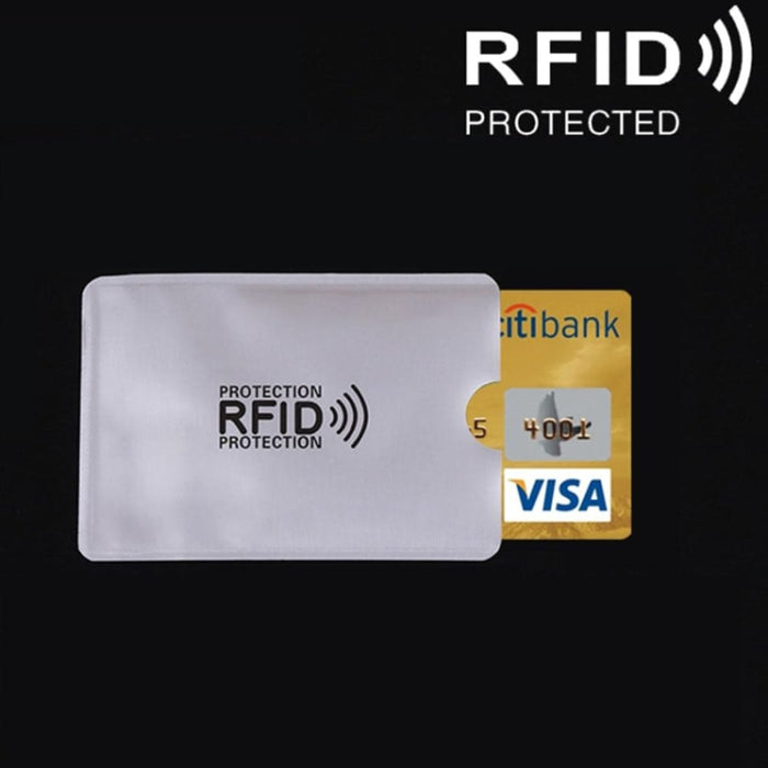 Rfid Blocking Aluminum Foil Card Holder