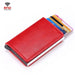 Rfid Blocking Automatic Card Holder With Coin Pocket